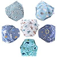 Los mejores  - Ecloud Shop Paquete de 6 pantalones de entrenamiento Ropa interior de algodón suave para bebés y niños Calzoncillos de…